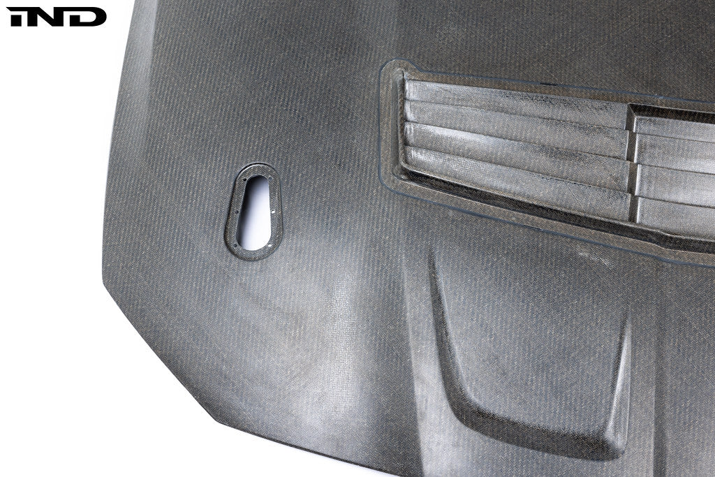 BMW Motorsport G82 M4 GT4 Natural Fiber Vented Hood G80 M3 IND DISTRIBUTION