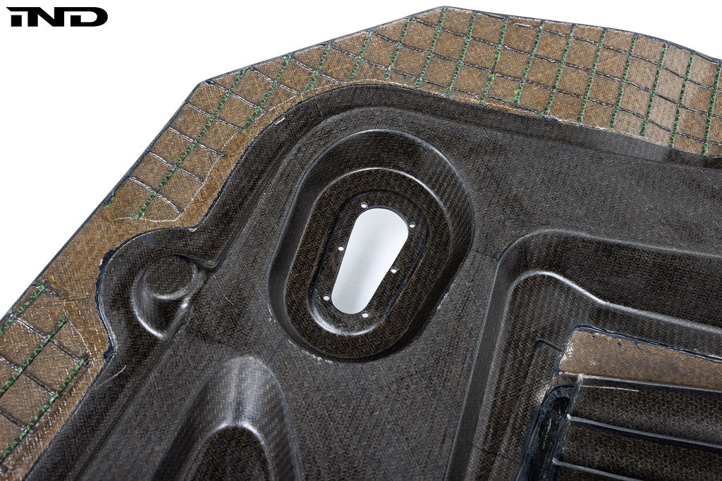 BMW Motorsport G82 M4 GT4 Natural Fiber Vented Hood G80 M3 IND DISTRIBUTION