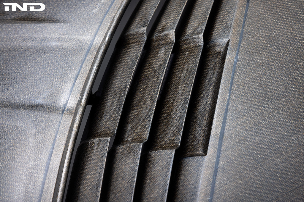 BMW Motorsport G82 M4 GT4 Natural Fiber Vented Hood G80 M3 IND DISTRIBUTION