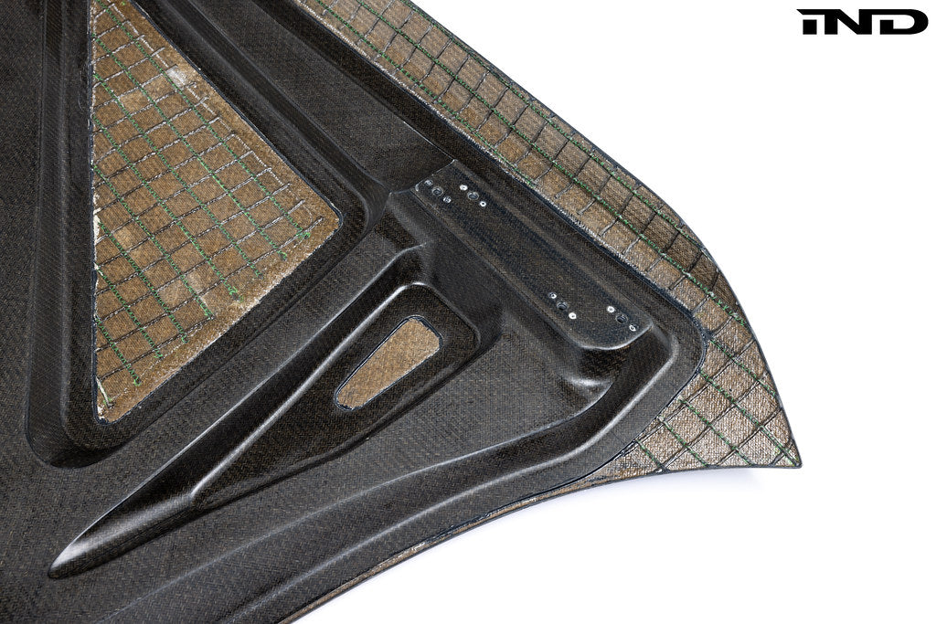 BMW Motorsport G82 M4 GT4 Natural Fiber Vented Hood G80 M3 IND DISTRIBUTION