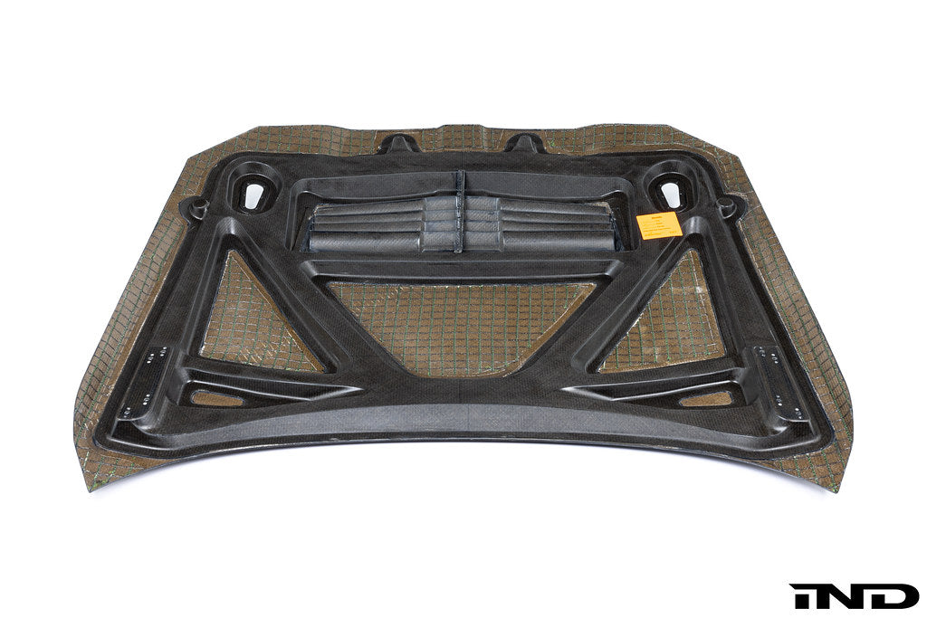 BMW Motorsport G82 M4 GT4 Natural Fiber Vented Hood G80 M3 IND DISTRIBUTION