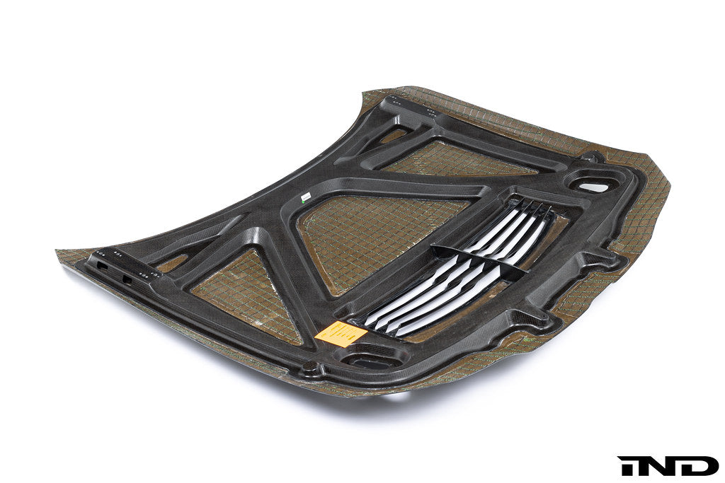 BMW Motorsport G82 M4 GT4 Natural Fiber Vented Hood G80 M3 IND DISTRIBUTION