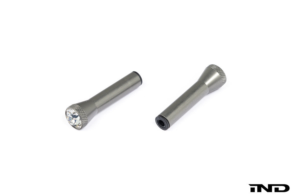 BMW Door Lock Pin Set - Crystal Clarity
