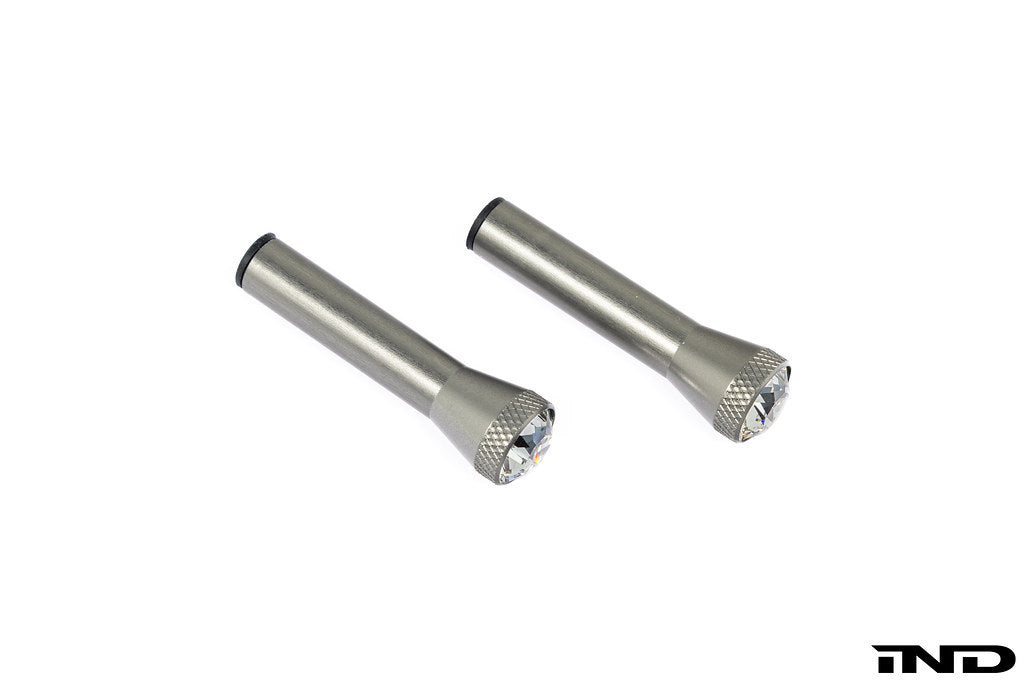 BMW Door Lock Pin Set - Crystal Clarity