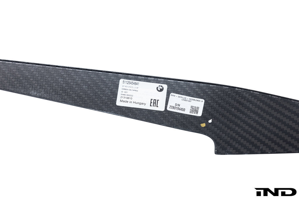 BMW M Performance G87 M2 Carbon Rear Bumper Trim Set