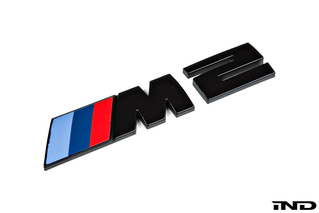 BMW G87 M2 Trunk Emblem - Gloss Black from IND Distribution