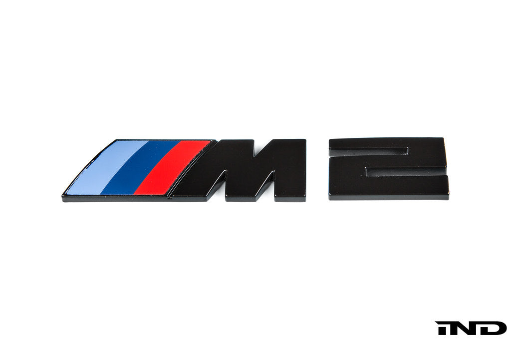 BMW G87 M2 Trunk Emblem - Gloss Black from IND Distribution