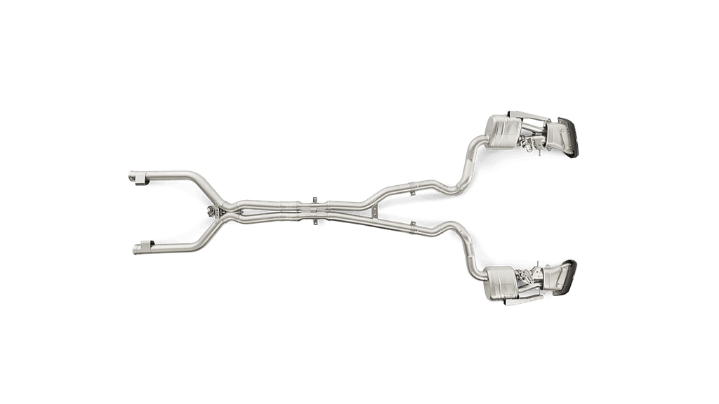 Akrapovic w205 s205 amg c63 evolution exhaust system w carbon tips titanium - iND Distribution