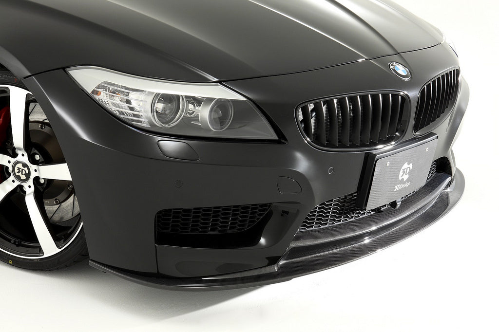 3d design e89 m sport carbon fiber front lip spoiler - iND Distribution