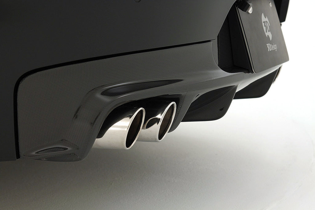 3d design e89 m sport carbon fiber rear diffuser - iND Distribution