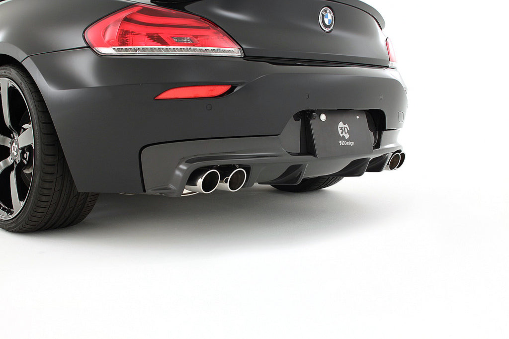 3d design e89 m sport carbon fiber rear diffuser - iND Distribution