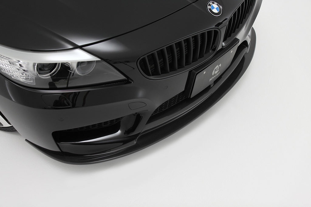3d design e89 m sport carbon fiber front lip spoiler - iND Distribution