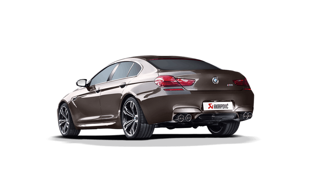 Akrapovic f06 m6 evolution exhaust system w carbon tail pipe set titanium - iND Distribution