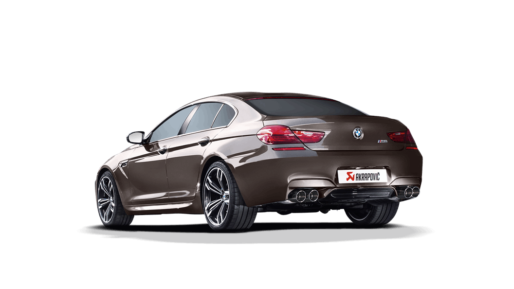 Akrapovic f06 m6 evolution exhaust system w carbon tail pipe set titanium - iND Distribution