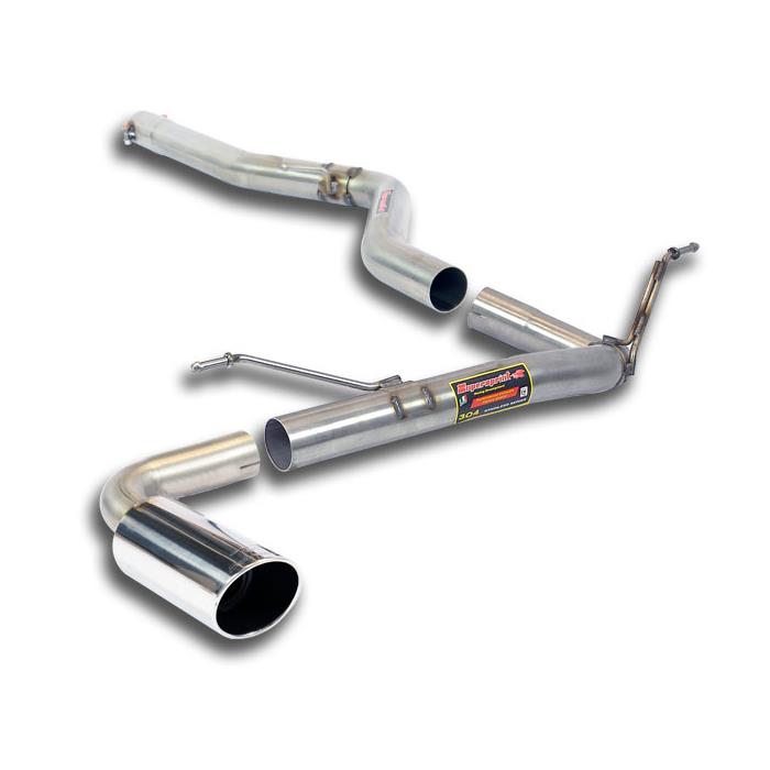 Supersprint BMW F30 / F31 2012 -> 2015 Connecting Pipe + Rear Pipe O90(Muffler Delete)