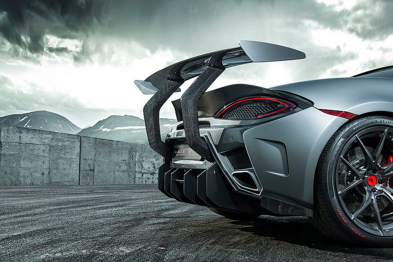 Vorsteiner 570s carbon rear bumper with diffuser - iND Distribution