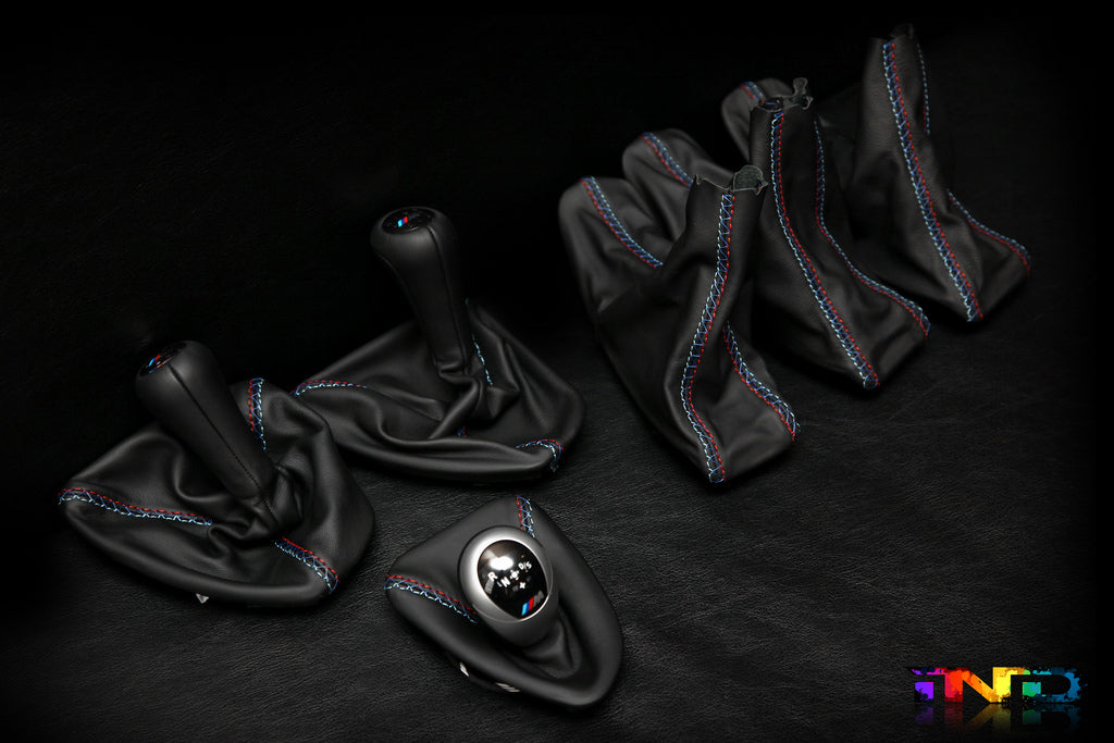 iND e9x m3 custom tri stitch shift boot set - iND Distribution