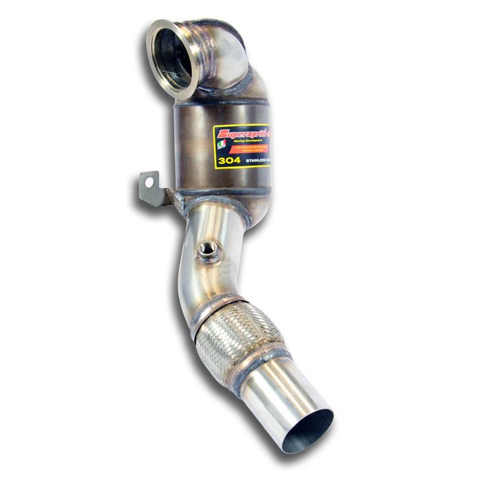 Supersprint AUDI S1 Turbo Downpipe + Metallic Wrc 100 Cpsi Catalytic Converter