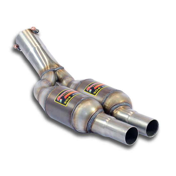 Supersprint AUDI S1 Front Pipe Metallic Catalytic Converter Right - Left