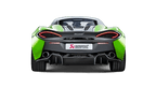 Akrapovic mclaren 540c 570s spider 570gt slip on exhaust system w carbon tail pipe set titanium - iND Distribution