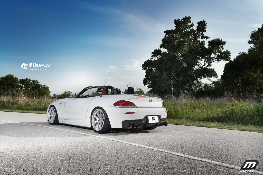 3d design e89 m sport carbon fiber rear diffuser - iND Distribution