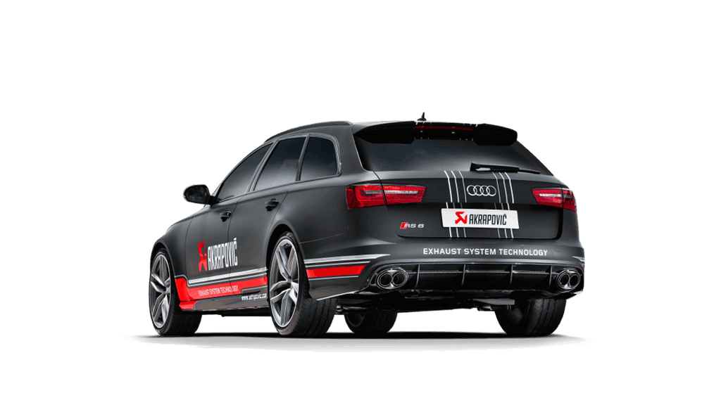 Akrapovic audi c7 rs6 avant evolution exhaust system w carbon tips titanium - iND Distribution