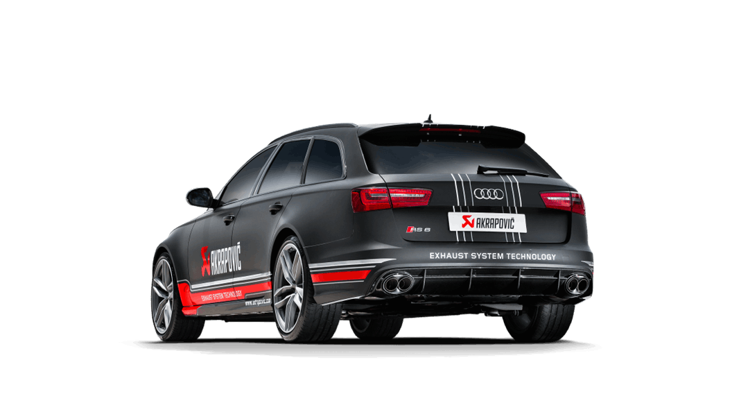 Akrapovic audi c7 rs6 avant evolution exhaust system w carbon tips titanium - iND Distribution