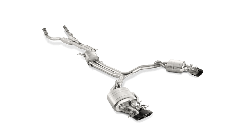 Akrapovic audi c7 rs6 avant evolution exhaust system w carbon tips titanium - iND Distribution