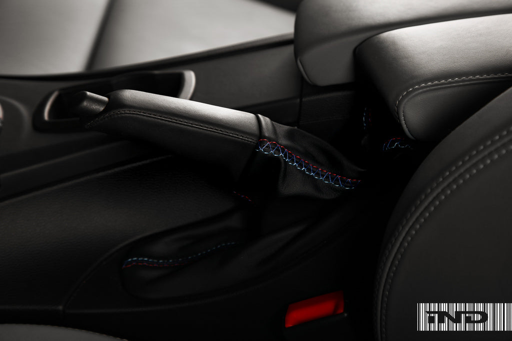 IND E9X M3 Tri-Color Leather Shift Boot Set, Interior
