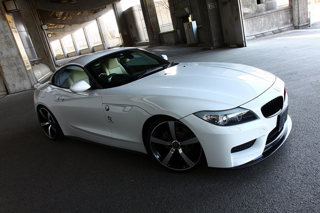 3d design e89 m sport carbon fiber front lip spoiler - iND Distribution