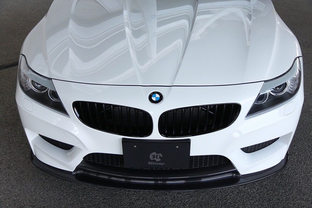 3d design e89 m sport carbon fiber front lip spoiler - iND Distribution