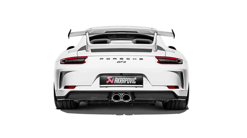 Akrapovic 991 2 911 gt3 slip on exhaust system with tail pipe set titanium - iND Distribution