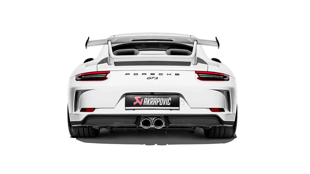 Akrapovic 991 2 911 gt3 slip on race line with tail pipe set titanium - iND Distribution