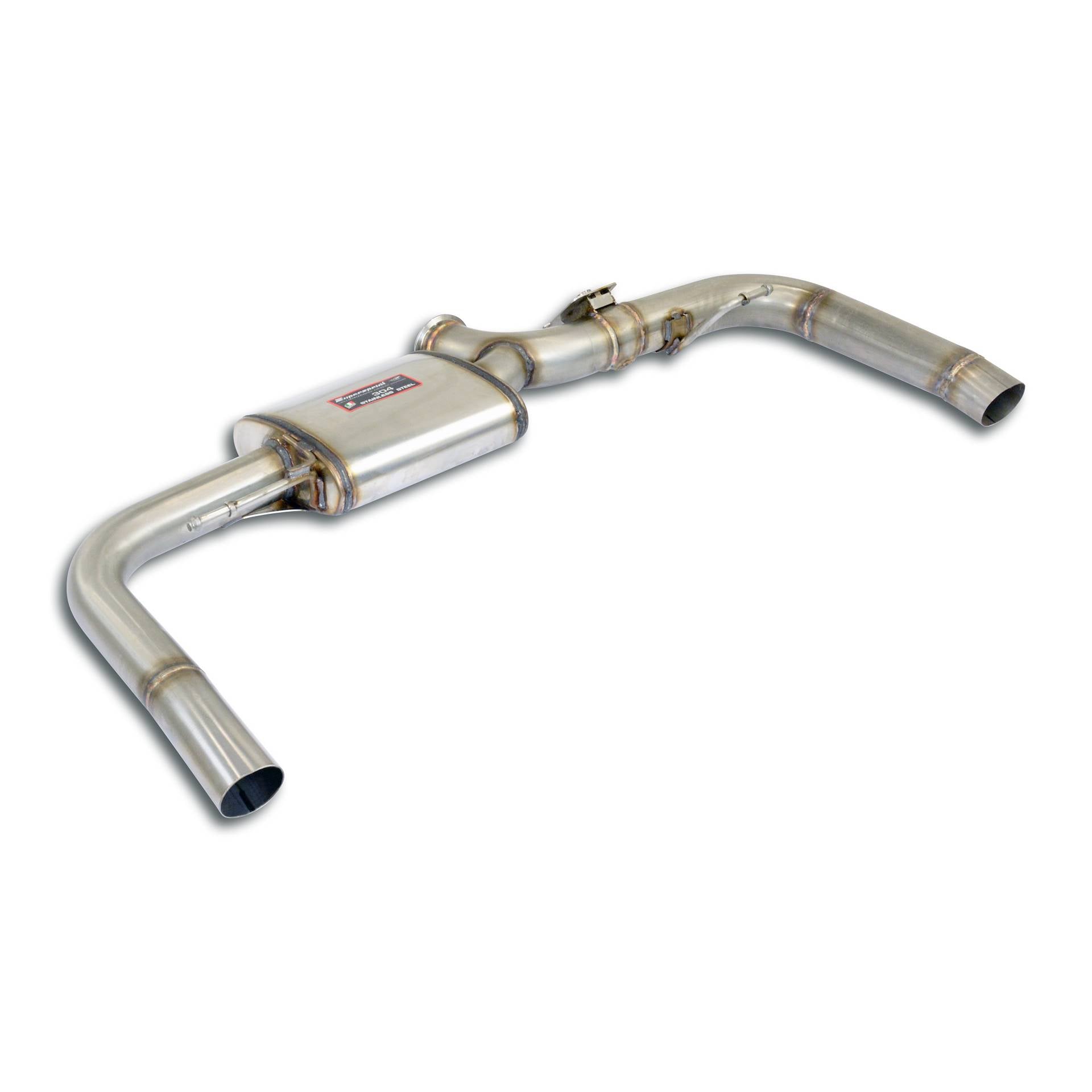 Supersprint MERCEDES C118 CLA AMG Dual Sound Rear Muffler Right - Left, With Flap