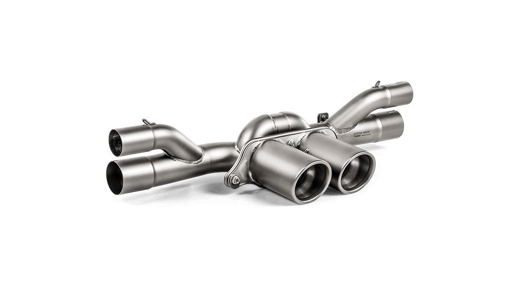 Akrapovic 991 2 911 gt3 slip on race line with tail pipe set titanium - iND Distribution