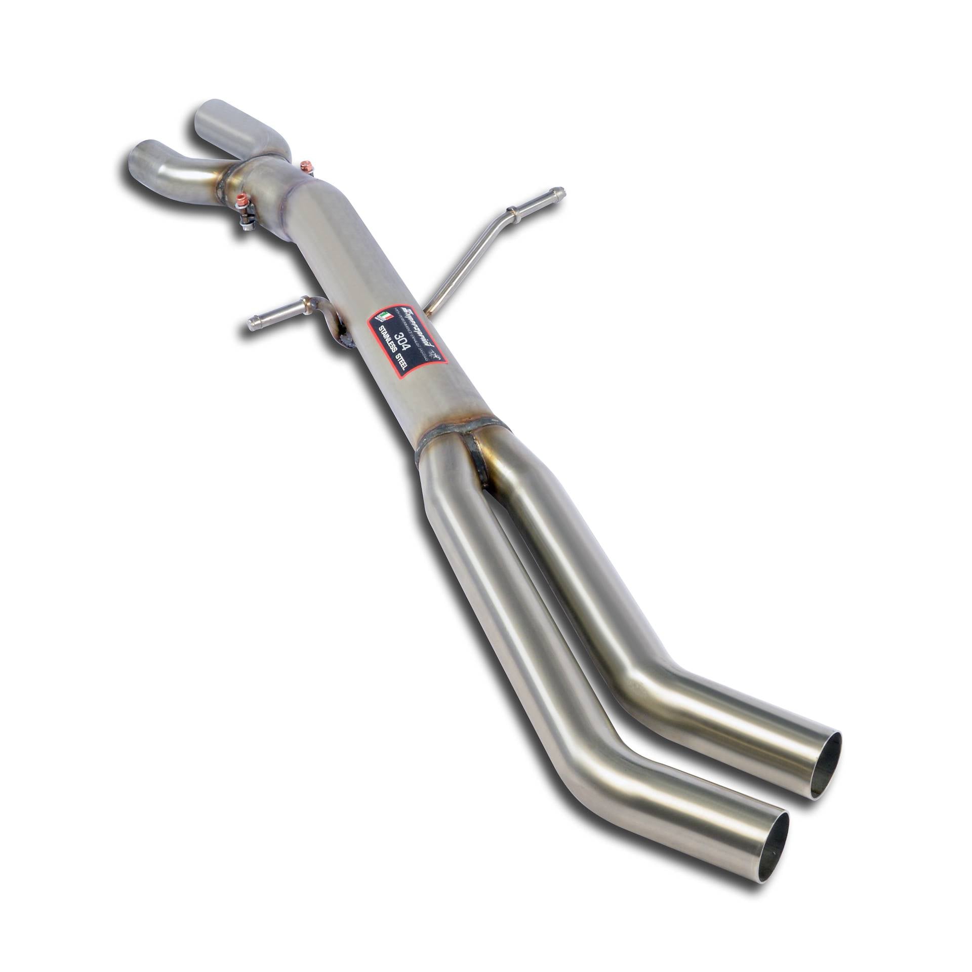 Supersprint AUDI A6 C6 Typ 4F '04 -> '11 Centre Pipe + "X-Pipe"