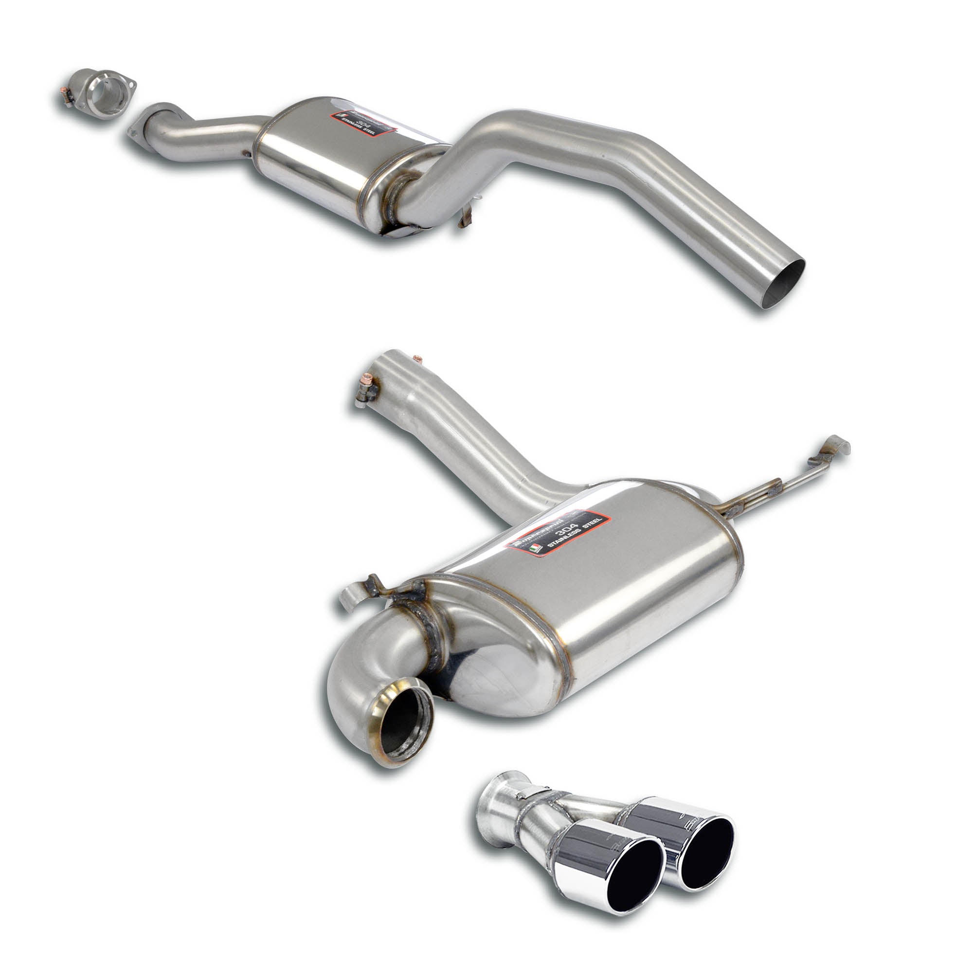 Supersprint AUDI Coupè Cat.-Back Package