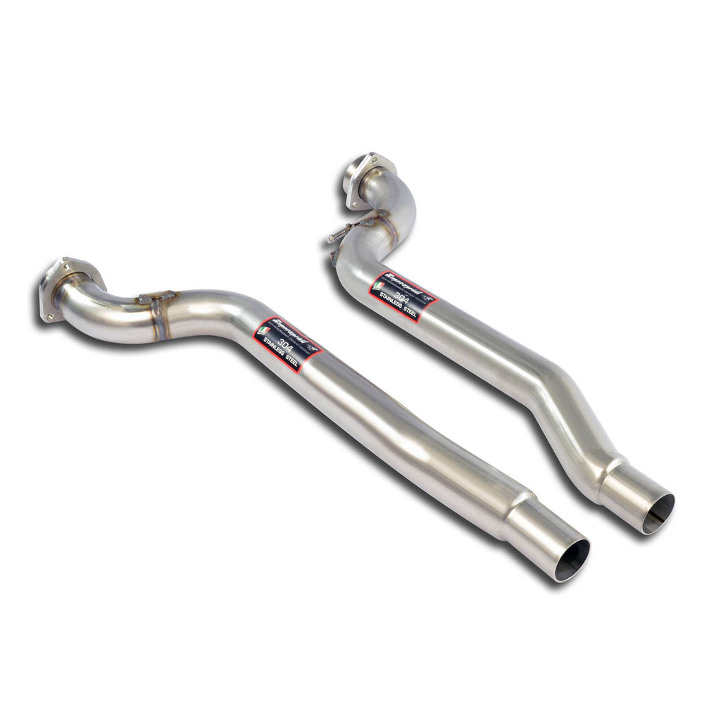 Supersprint AUDI A4 B8 L QUATTRO (Long W/base) '08 -> Race Pipes Kit Right - Left(Replaces Oem Front Mufflers)