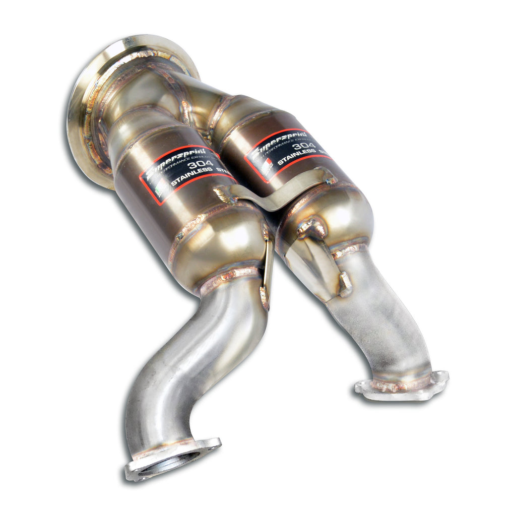 Supersprint Audi Q7 4M / Q8 4MN / Bentayga / Cayenne / Touareg Downpipe Right - Left + Metallic Catalyticreplaces The Stock Catalytic + Gpf(Left / Right Hand Drive)