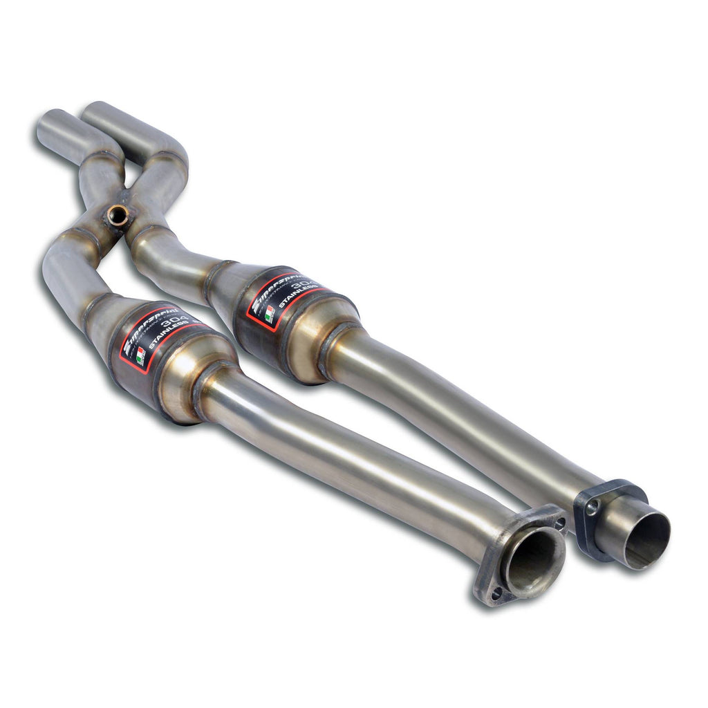Supersprint BMW 6 Series E24 (E28 chassis) Front Metallic Catalytic Converter Right - Left + "X-Pipe"