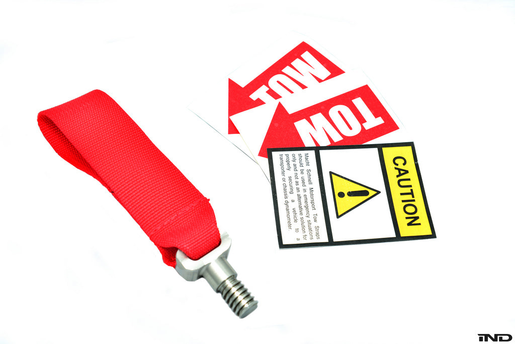 Macht Schnell e9x m3 motorsport tow strap - iND Distribution