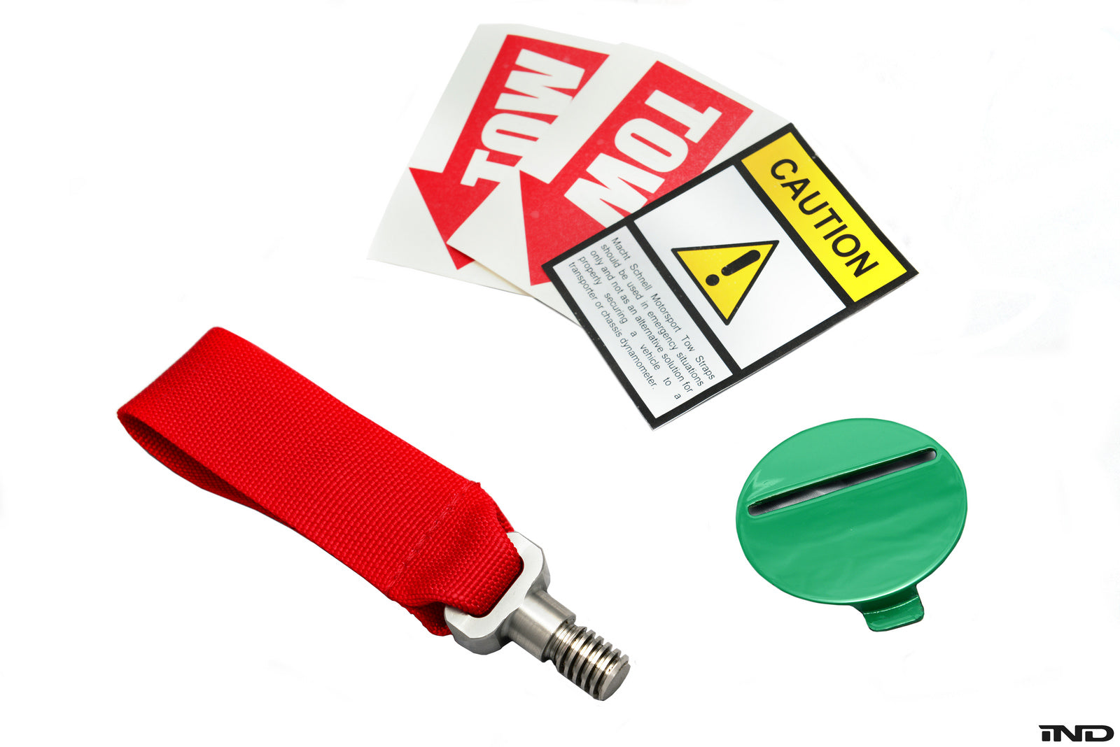 Macht Schnell e9x m3 motorsport tow strap - iND Distribution