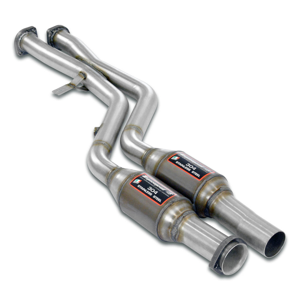 Supersprint ALPINA 5 Series (E34) Front Metallic Catalytic Converter Right - Left + "X-Pipe"