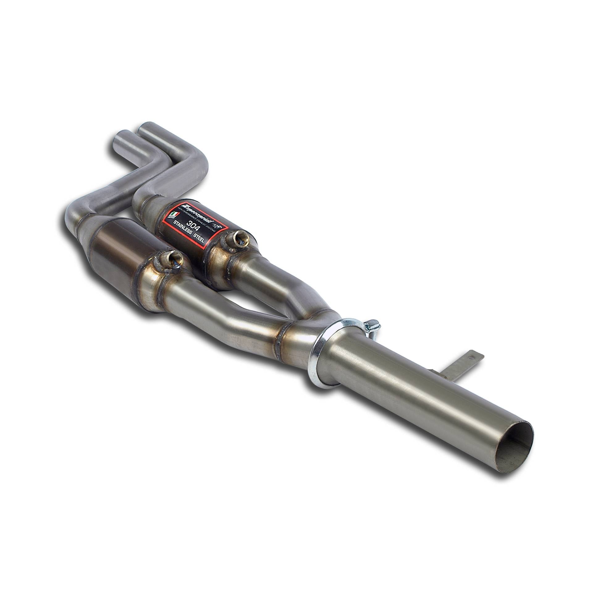 Supersprint 5  Series (E39) Front Exhaust With  Metallic Catalytic Converter Right + Left