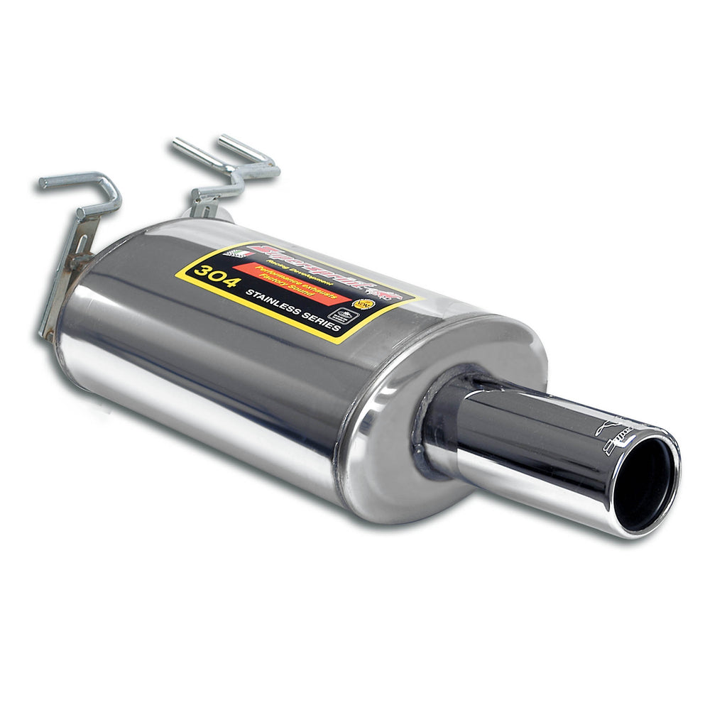 Supersprint BMW E39 Rear Exhaust O100(For M - Technik Diffuser, Single Outlet)