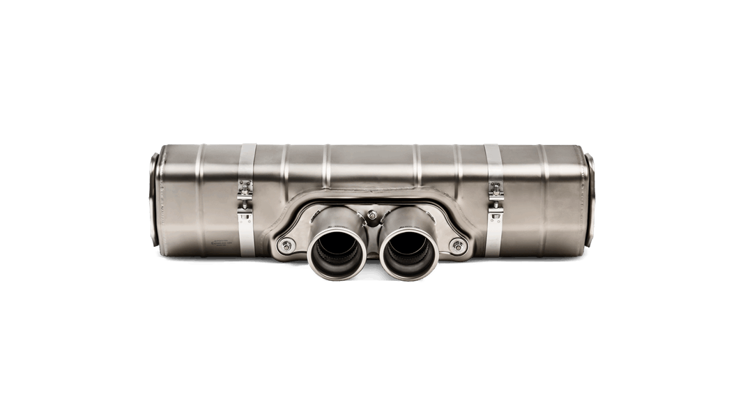 Akrapovic 991 2 911 gt3 slip on exhaust system with tail pipe set titanium - iND Distribution
