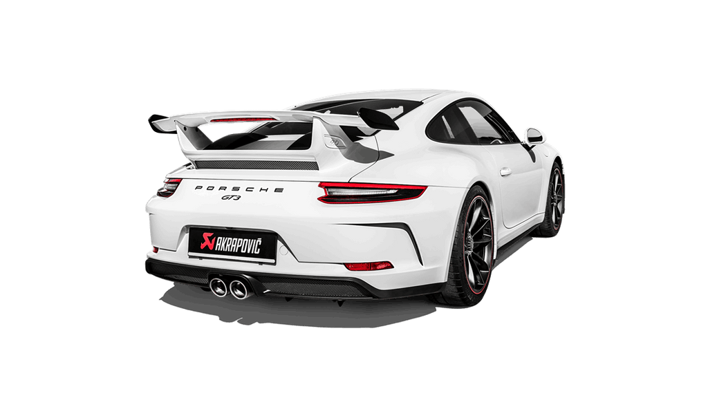 Akrapovic 991 2 911 gt3 slip on exhaust system with tail pipe set titanium - iND Distribution