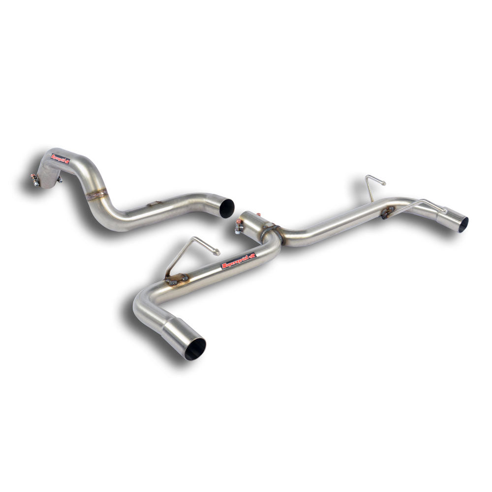 Supersprint 500 ABARTH Rear Pipe Kit Right - Left(Muffler Delete)