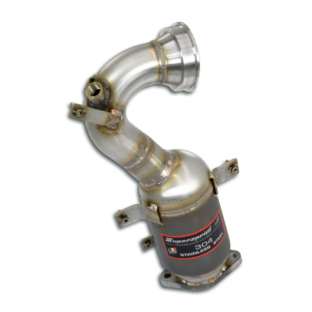 Supersprint 500 ABARTH Turbo Downpipe Kit +  Metallic Catalytic Converter 200 Cpsi