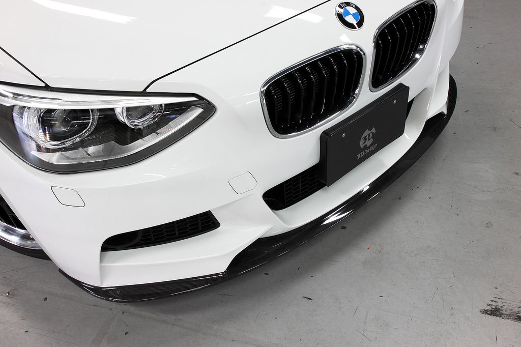 3d design f20 m sport carbon fiber front lip spoiler - iND Distribution